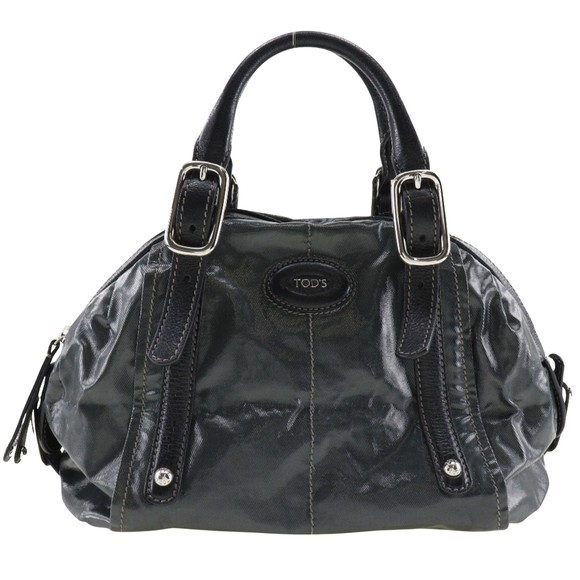 TOD'S Khaki Synthetic handbag - Picture 1 of 9